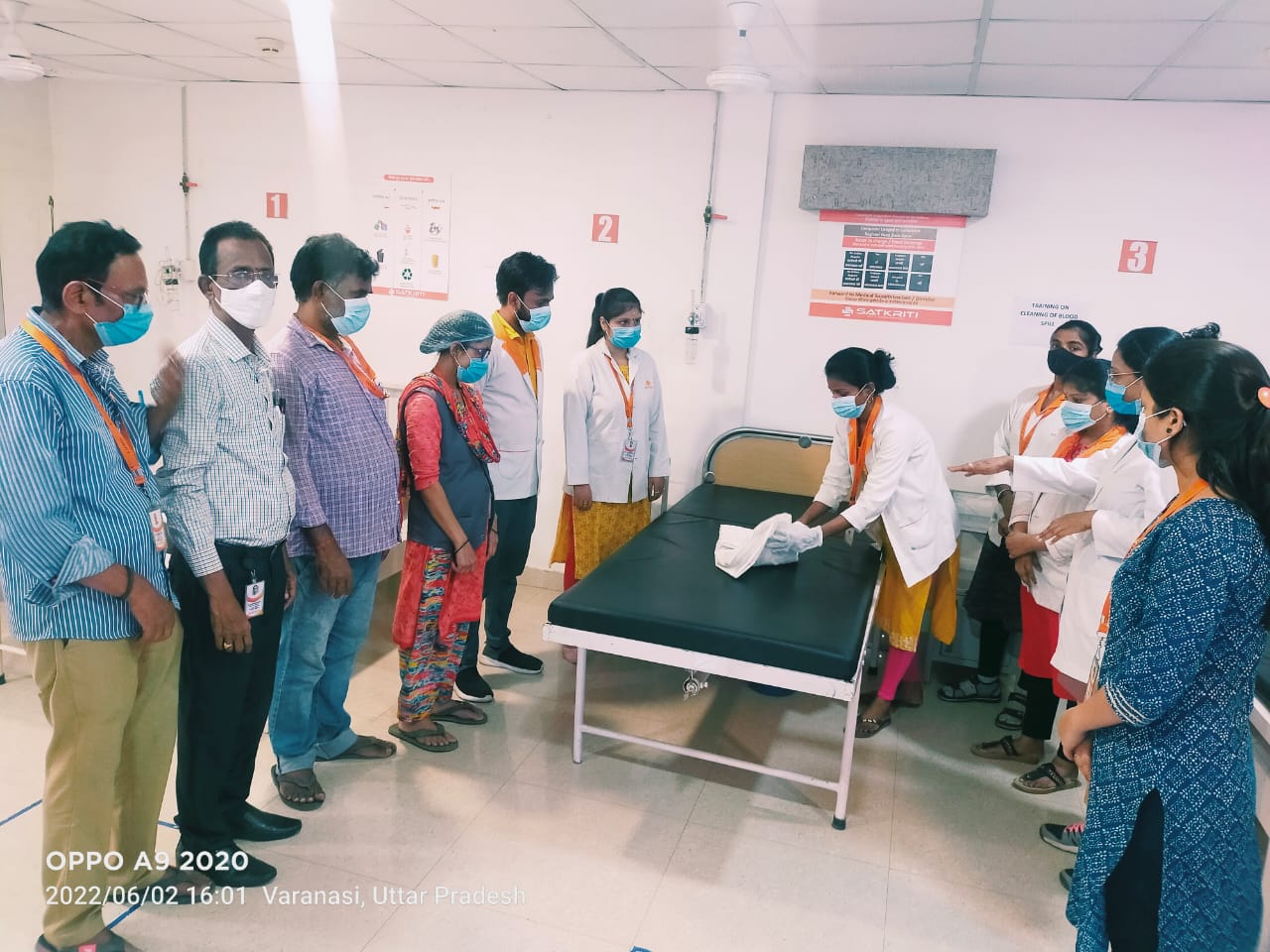 Patient ward at Satkriti Hospital
