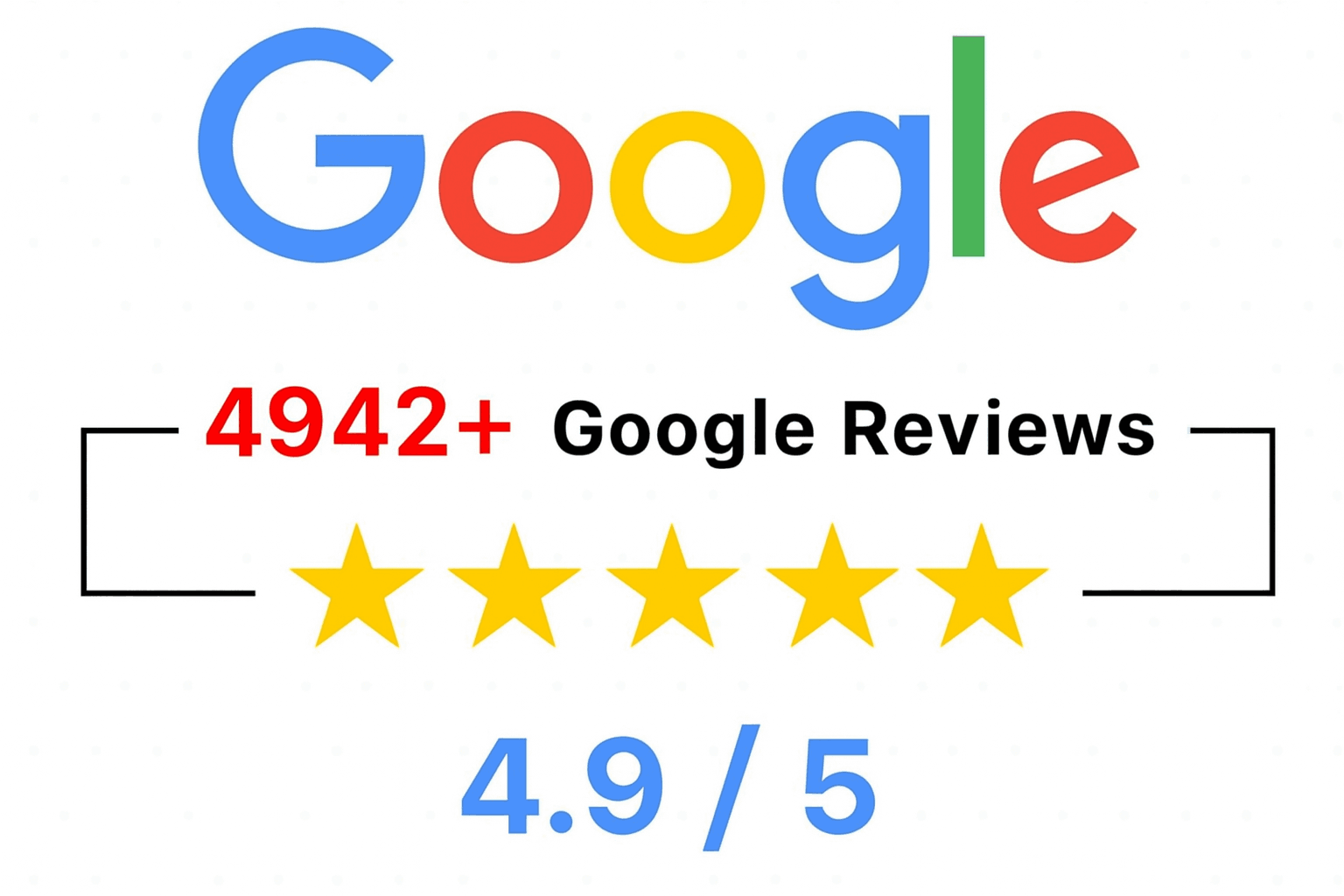 Check our Google reviews